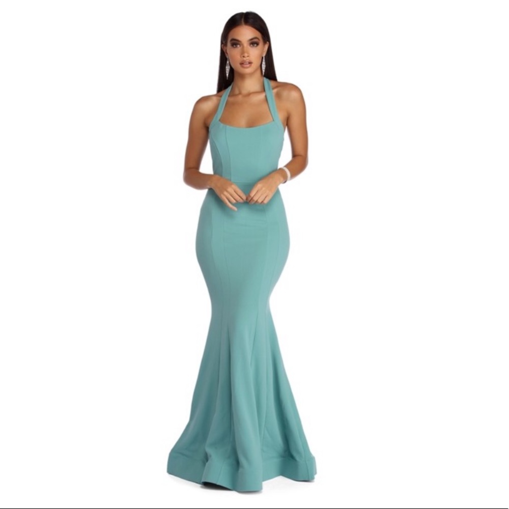 Halter gown